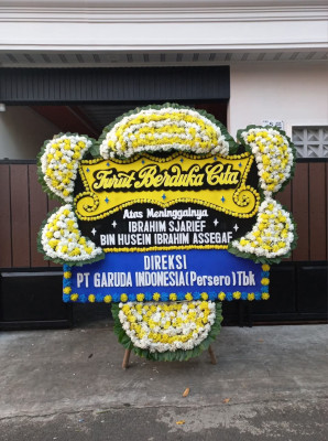 Papan Bunga Duka di Giriwoyo